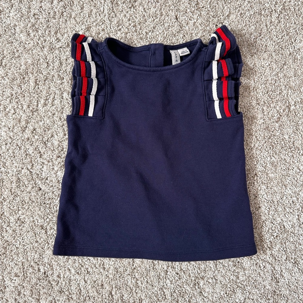 Janie and Jack 4th of July top, size 4T